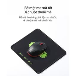 Thumbnail Tấm Lót Chuột Kiểu Dáng Gaming ROBOT RP01 Black - 22x18x0.2 cm 1
