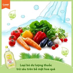 Thumbnail Túi dung dịch nước rửa bình sữa và rau củ quả từ dầu cọ 250ml Combi 3