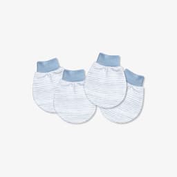 Thumbnail Bao Tay Sơ Sinh MIOMIO(2 Đôi), Dành Cho Bé Gái Bé Trai, 100% cotton, Hoạ Tiết Thỏ, Sọc, Mèo Mây, Mặt Mèo 4