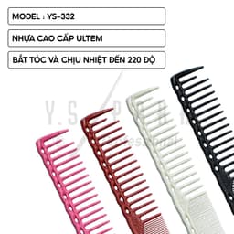 Thumbnail Lược cắt tóc nữ YS-332 chất liệu nhựa Ultem cao cấp chịu nhiệt 220 độ - hàng chính hãng YS Park Professional Nhật Bản 3