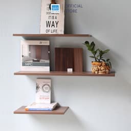 Thumbnail Kệ Ngang Rộng 20cm, Dài 40/60/80cm, Thanh Gỗ 17mm Decor Trang Trí Treo Tường KT003 3