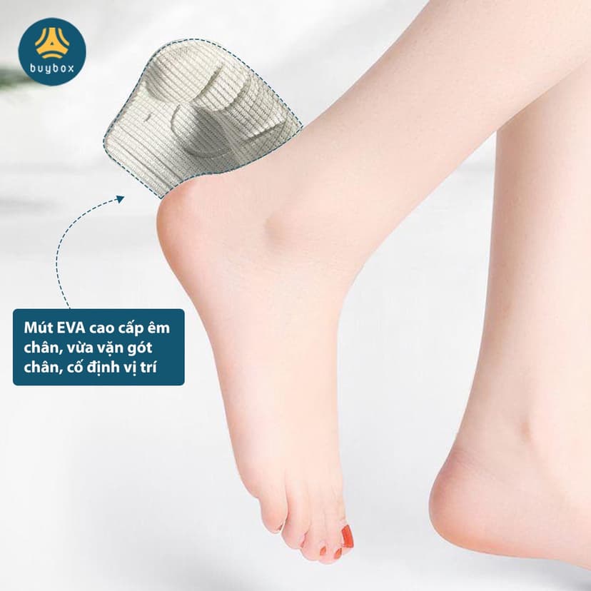 Ảnh Lót giày bảo vệ gót sau dày 6mm giảm size giày, chất liệu cao cấp giúp êm chân - buybox - BBPK230 4