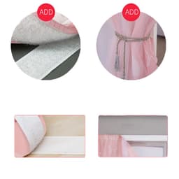 Thumbnail Rèm cửa dán tường 2 lớp Levika họa tiết dễ thương, không khoan đục, chắc chắn 3