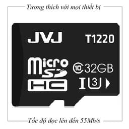 Thumbnail Thẻ nhớ 32G JVJ Class 10 tôc độ cao - chuyên dụng cho CAMERA, Điện thoại, Máy ảnh,... tốc độ cao 95Mb-140Mb/s 4