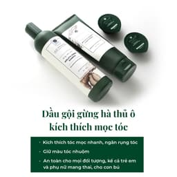 Thumbnail Dầu gội đầu thảo dược Weilaiya Zingiber Officinale Juice gừng hà thủ ô giúp dưỡng, đen và kích thích mọc tóc 400ml 4