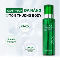 Thumbnail Xịt Mụn Lưng, Mờ Thâm, Giảm Viêm Nang Lông Derladie Herbal Extract Body Solution Mist 150Ml 1