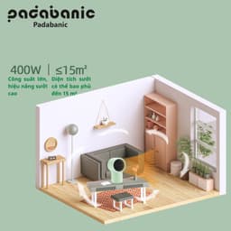 Thumbnail Quạt Sưởi Padabanic N5 Mni Để Bàn Nhỏ Gọn Tiện Dụng Dễ Mang Theo 1