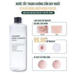 Thumbnail Combo Skincare giảm mụn mờ thâm Caryophy Portulaca (Tẩy trang 500ml + SRM 150ml + Toner 300ml + Serum 30ml) 2