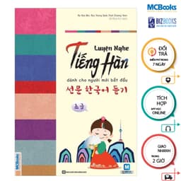 Thumbnail Sách - Luyện Nghe Tiếng Hàn Cho Người Mới Bắt Đầu - MCBooks 1