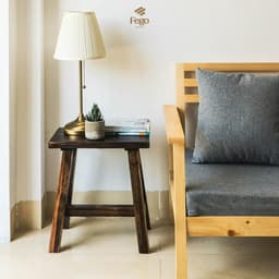 Thumbnail Ghế đôn vuông FEGO gỗ thông tự nhiên cao 45cm phù hợp làm ghế cafe và ghế bàn ăn 3