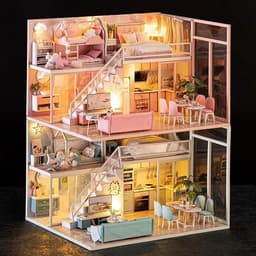 Thumbnail Bộ sản phẩm nhà búp bê tự làm hãng CUTEROOM nhiều mẫu 1