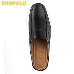 Thumbnail Giày sục dép nam Da bò cao cấp SUNPOLO đi làm công sở, đi chơi SPO001 4