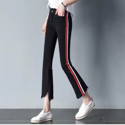 Thumbnail Quần Dài Ống Loe Phong Cách Năng Động Thời Trang Cho Phụ Nữ 4
