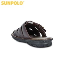 Thumbnail Dép Rọ Nam Da Bò Cao Cấp SUNPOLO ABI020 3
