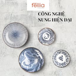 Thumbnail Bộ 2 chén bát 2 đĩa Fellia kiểu Nhật (2 chén, 2 đĩa, 2 đũa) | Sứ cao cấp | Đóng hộp quà tặng 4