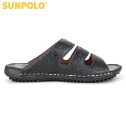 Thumbnail Dép Quai Ngang Nam Da Bò SUNPOLO DQN019 1