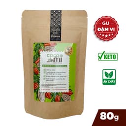 Thumbnail Bột ca cao nguyên chất Cacao Mi loại Premium thức uống sô cô la chuẩn Keto - 80g 1