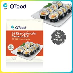 Thumbnail Rong biển / lá kim cuốn cơm Hàn Quốc O'food 10g, sử dụng cho các món kimbap, sushi 3