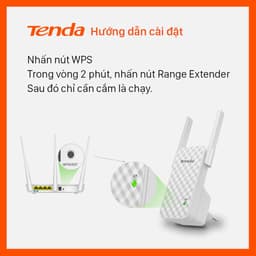 Thumbnail Bộ Mở Rộng Sóng WiFi Tenda A9 Chuẩn N 300Mbps - Hàng Chính Hãng 2
