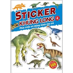 Thumbnail Sách - Combo 2c sticker khủng long phát triển trí thông minh tập 3 & 4 3