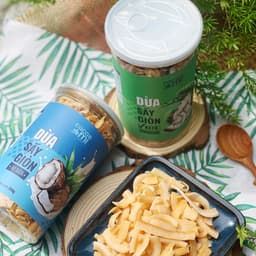 Thumbnail Dừa sấy giòn cao cấp CACAOMI ăn vặt healthy, Eat Clean, đặc sản Việt Nam làm quà biếu tặng 200g 2