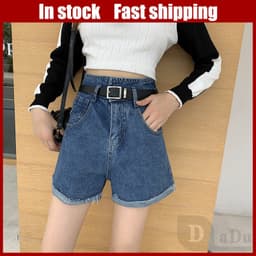 Thumbnail Quần short jean rách daduhey dáng ôm plus size thời trang mùa hè cho nữ 1