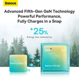 Thumbnail Củ sạc nhanh BASEUS PD 20W GaN5 1C thích hợp cho i14 13 12 pro max 3
