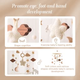 Thumbnail Đồ Chơi Chuông Treo Nôi Em Bé Sơ Sinh Dễ Tháo Rời 3
