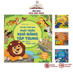 Thumbnail Sách - Tìm kiếm thông minh phát triển khả năng tập trung tư duy liên tưởng cho bé bộ gồm 4 quyển - nhà sách Hoa Anh Thảo 1