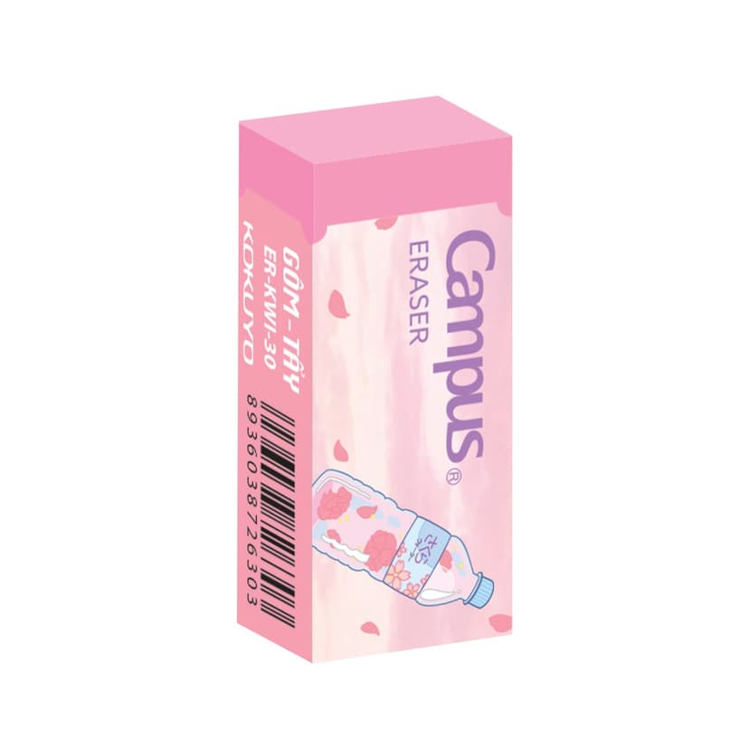 Ảnh Gôm Tẩy Màu Kawaii Series Không Bụi Chính Hãng Campus Nhập Khẩu 3