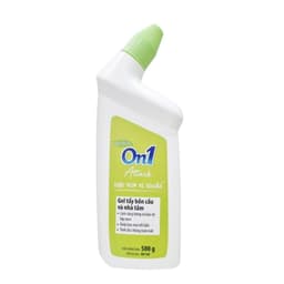 Thumbnail Gel tẩy bồn cầu và nhà tắm On1 dung tích 500G N0501, giúp diệt khuẩn 99,9 %, tẩy ố, làm trắng nhà tắm, bồn cầu hiệu quả 2