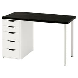 Thumbnail DAISY, Bàn làm việc, bàn học 1 tủ ngăn kéo DEK_033, 120x60x73cm, bàn gỗ Scandi Home 2