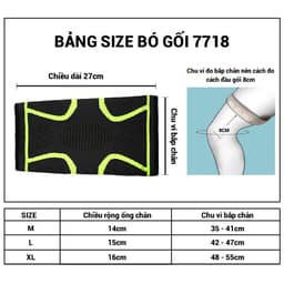 Thumbnail Đai Bó Gối Đai Bảo Vệ Khớp Đầu Gối Đàn Hồi Khi Chơi Thể Thao, Chạy Bộ, Đạp Xe, Bóng Đá Chính Hãng Aolikes AL7718 2