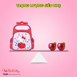 Thumbnail Balo Học Sinh Hello Kitty Siêu Nhẹ Dành Cho Bé Gái BL1076 1