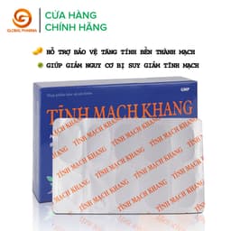 Thumbnail Tĩnh mạch khang AN CHÂU giúp tăng độ bền thành mạch, phòng suy giãn tĩnh mạch hộp 3 vỉ 30 viên -Global Pharma 2
