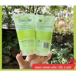 Thumbnail Sữa Rửa Mặt, Toner, Nước Tẩy Trang Dịu Nhẹ Simple Kind To Skin 4