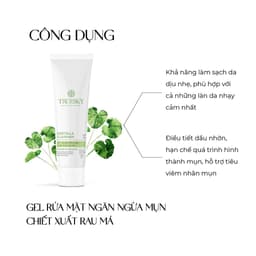 Thumbnail Combo dưỡng trắng và ngừa mụn da mặt Truesky gồm 1 gel rửa mặt rau má 50g +1 sữa rửa mặt sữa dê 50g 2