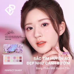 Thumbnail Bảng Phấn Mắt Màu Nhũ Perfect Diary 12 Màu (Kèm Cọ Tuỳ Theo Bảng Mắt) 2