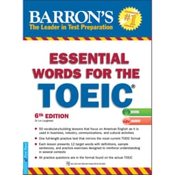 Thumbnail Sách - Barron's Essential Words For The TOEIC (6th Edition) - First News 1