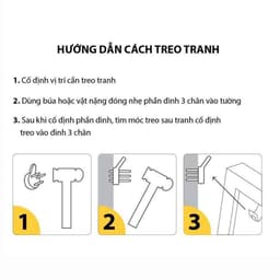 Thumbnail Đinh Treo Tường FEGO Treo Khung Ảnh Treo Đồ Không Cần Khoan Tường, tiện dụng 4
