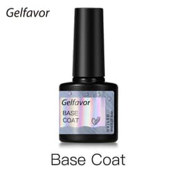 Thumbnail Gelfavor 8ml Đế Coat top Coat ngâm off top Gel Ba Lan Sáng Cho Móng Tay Nghệ Thuật Thiết Kế Đèn LED / UV 1