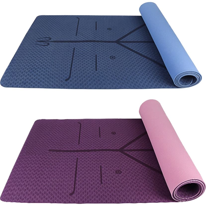 Ảnh Thảm Tập Yoga Thanh Lý Giá Siêu Rẻ TPE 2 Lớp Thanh Lí Có 1 Số Lỗi Rất Nhỏ - Giá Hời Chính Hãng Amalife 1