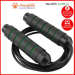 Thumbnail Bộ Dây Nhảy Tập Gym Đấm Bốc Boxing Lõi Thép dẻo Cao Cấp Có Thể Điều Chỉnh Độ Dài Chống Rố Chính Hãng Amalife 4
