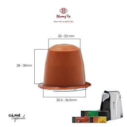 Thumbnail Cà Phê Viên Nén NHỎ Delipresso Capsules phù hợp máy Nespresso hộp 10 viên x 6g tiện lợi, Phương Vy Coffee 4