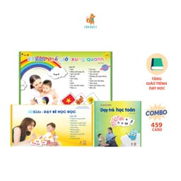 Thumbnail Flashcard - Combo kết hợp bộ thẻ Theo Phương Pháp Glenn Doman (Hộp 459 thẻ) 2