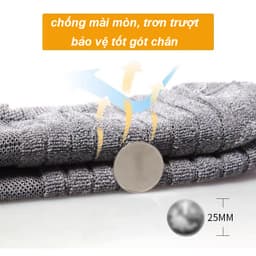 Thumbnail Tất Chạy Bộ Thể Thao Nam Nữ Cổ Ngắn Chống Trơn Trượt Mixsport Thoáng Khí Bảo Vệ Gót Chân 4