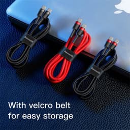 Thumbnail Cáp Baseus USB Type C sang USB Type C cho Samsung S8 S9 Plus Điện thoại di động Xiaomi PD 60W QC3.0 3A Cáp sạc nhanh cho loại C 4