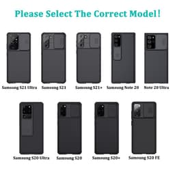 Thumbnail Ốp Lưng CamShield Sang Trọng Nillkin Cho Samsung S25 Ultra S24 Ultra S23 Ultra S22 S21 S20 FE Note 20 Ultra A54 A52S A52 A25 A71 A56 Thanh Trượt Bảo Vệ Camera 2
