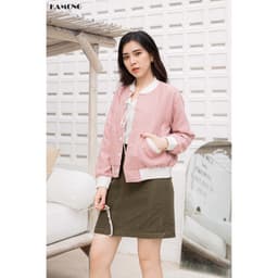 Thumbnail Áo khoác bomber nhung 2 lớp KAMONG A019 2