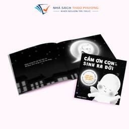 Thumbnail Sách Ehon kích thích thị giác cho bé - Cảm Ơn Con - Dành cho trẻ 0-18 tháng tuổi và mẹ bầu 4